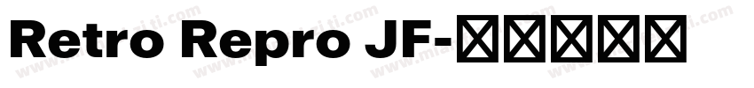Retro Repro JF字体转换